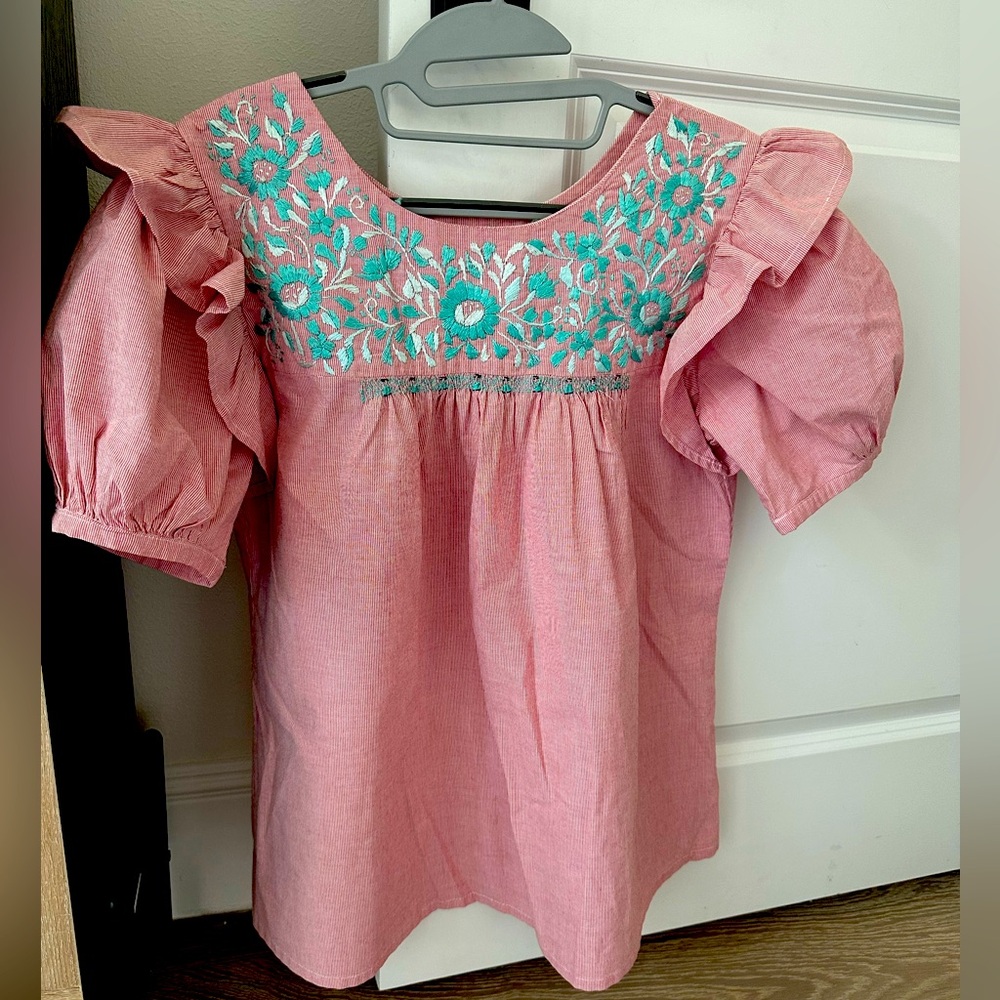 Bella Sofia Women’s Mexican Top Size Medium
